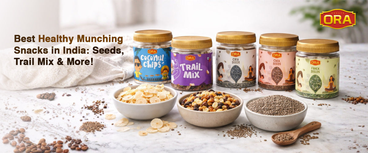 Best Healthy Munching Snacks in India: Seeds, Trail Mix & More