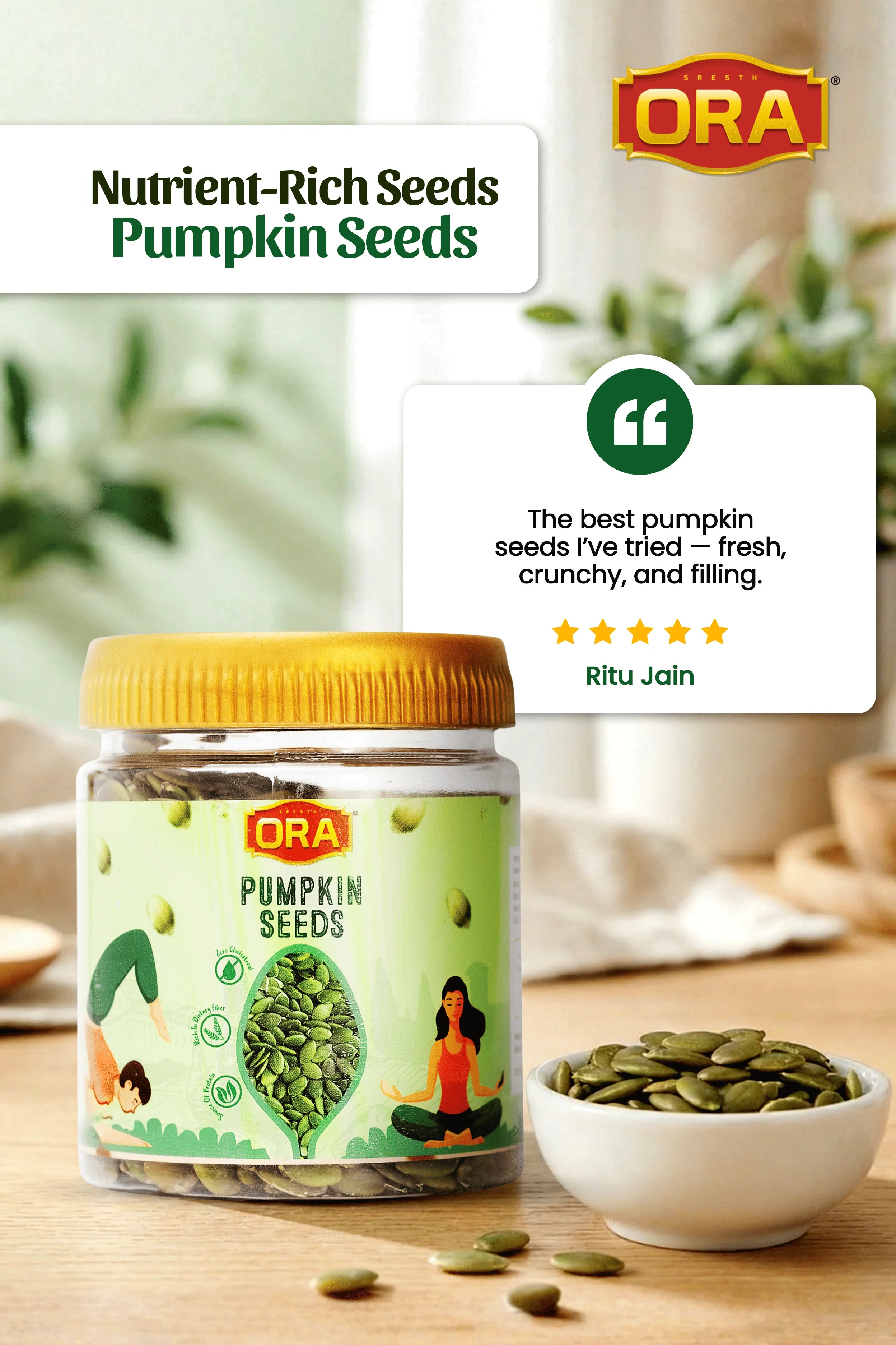 Pumpkin Seeds: Nutrient-Rich Snack for Heart Health (250gm)