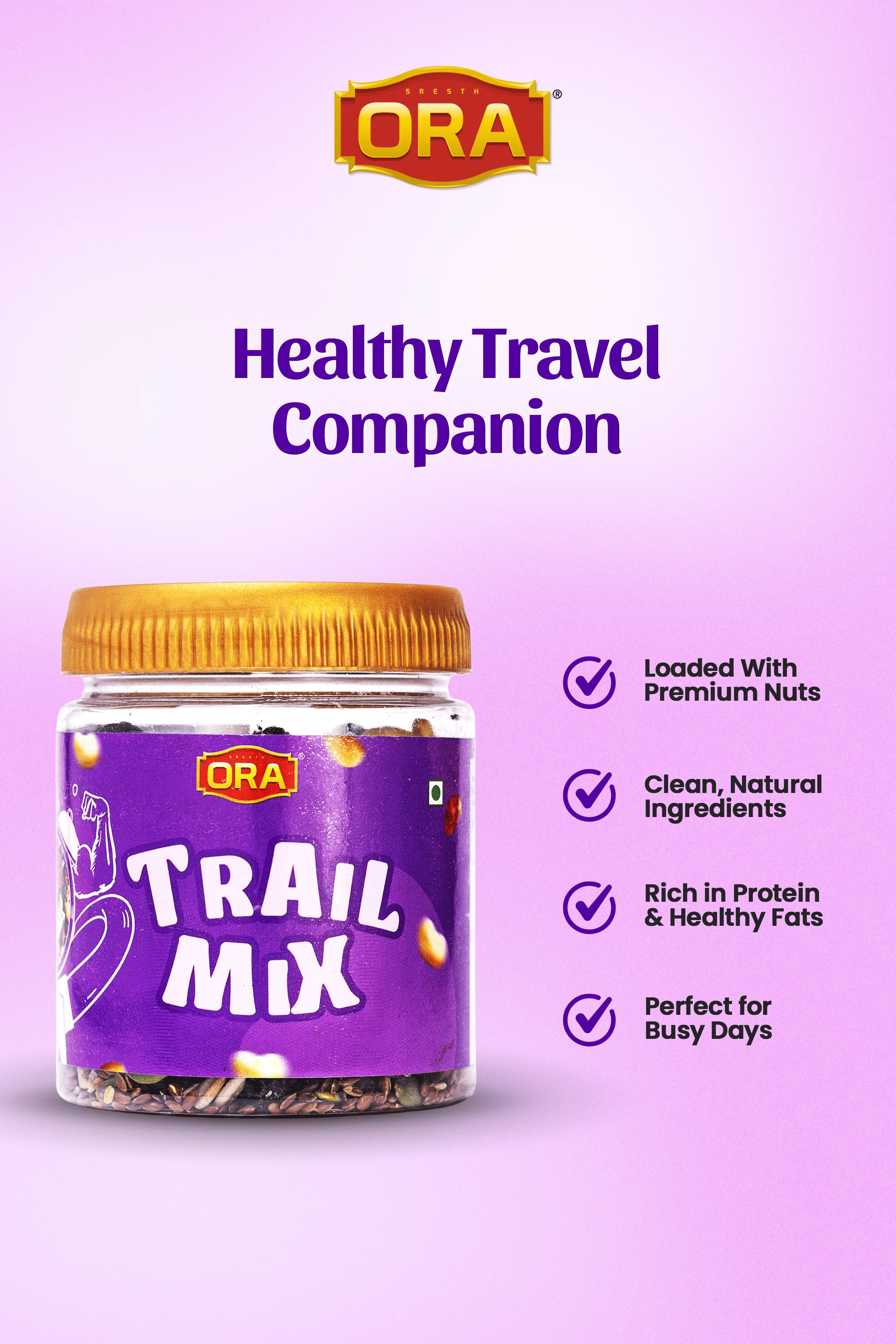 Trail Mix: Perfect Sweet And Nutrient-Rich Snack (250gm)