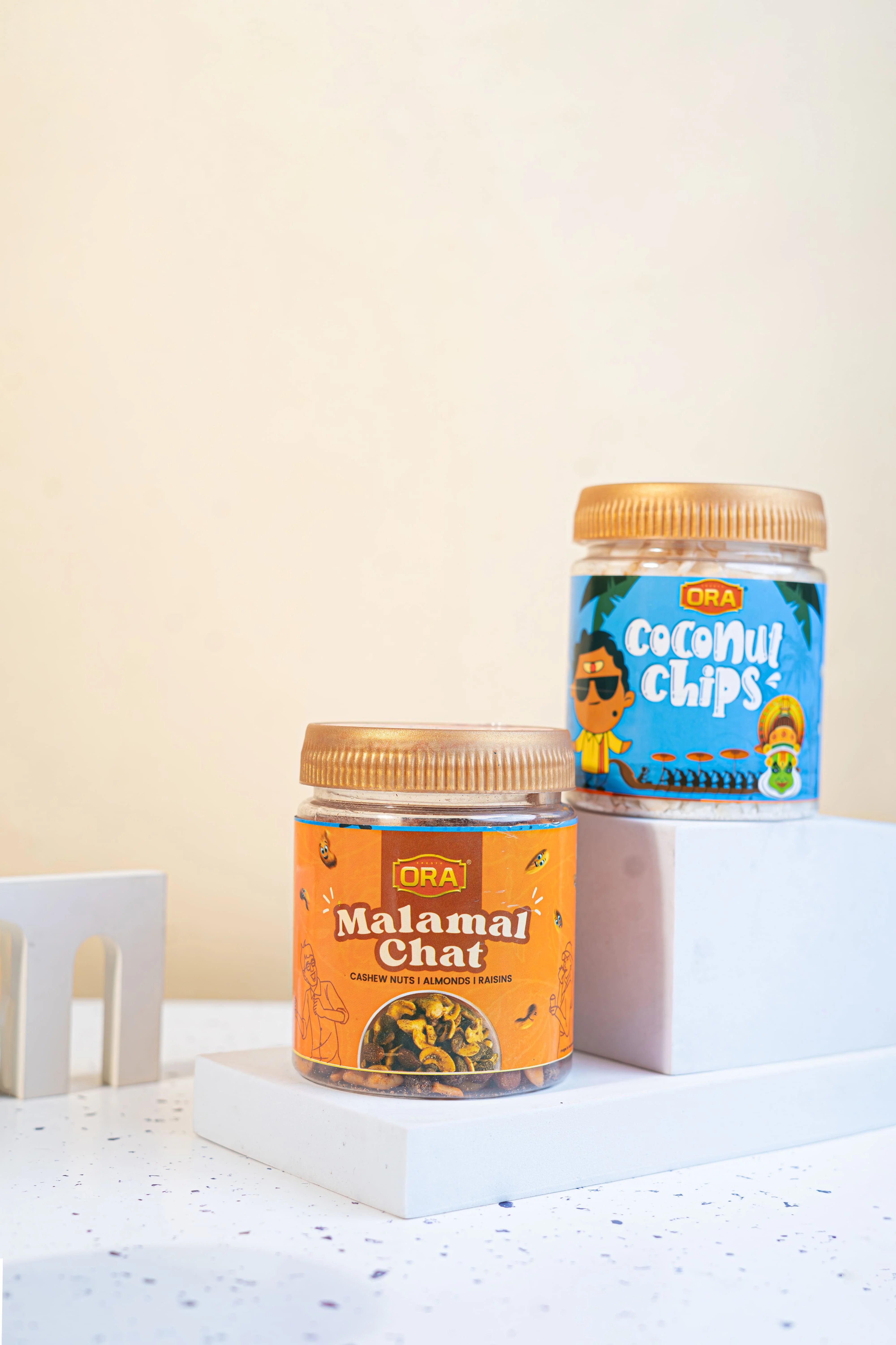 Coconut Chips + Malamal Chat Combo Pack (450g)