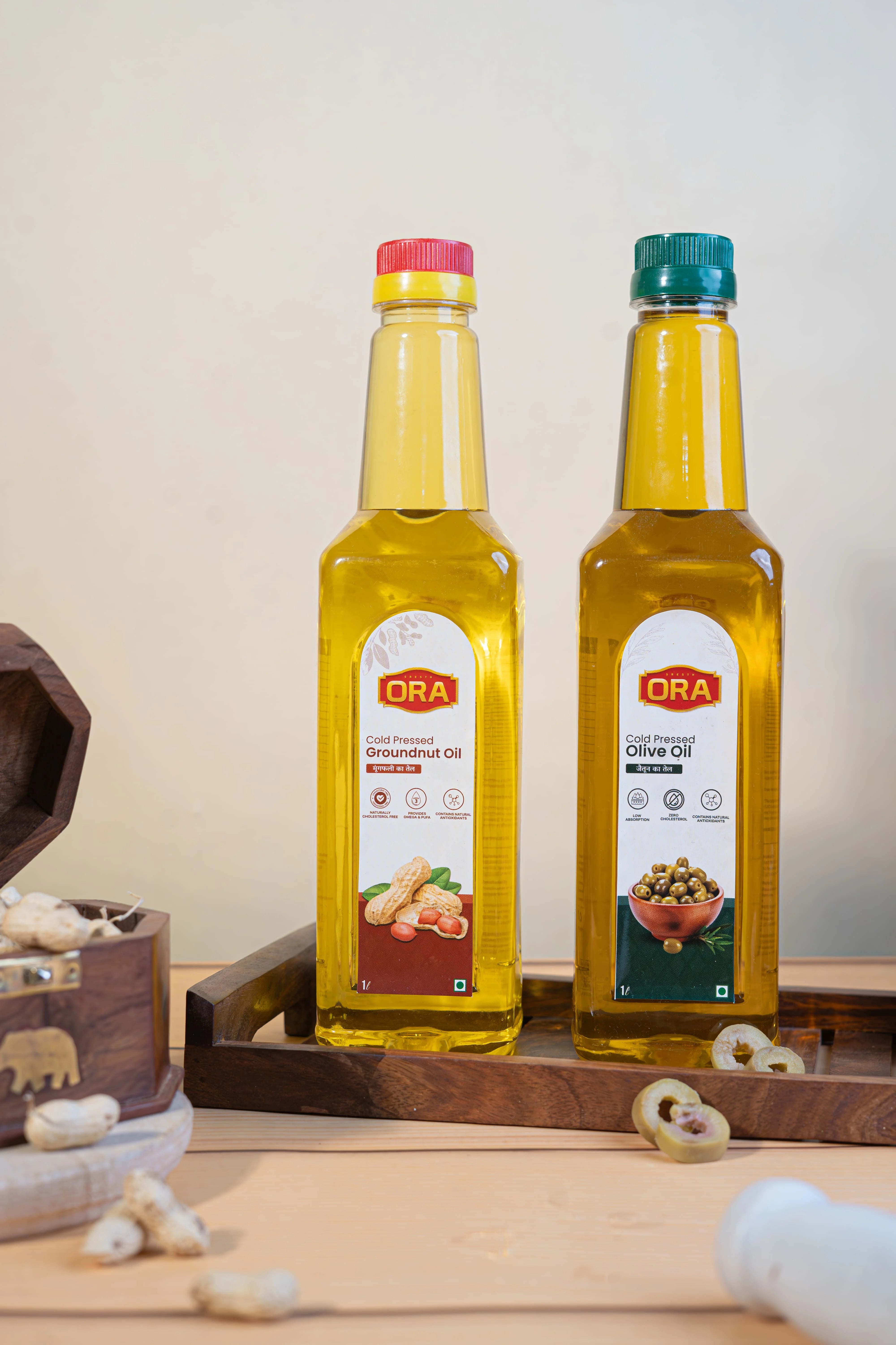 Groundnut Oil + Olive Oil Combo