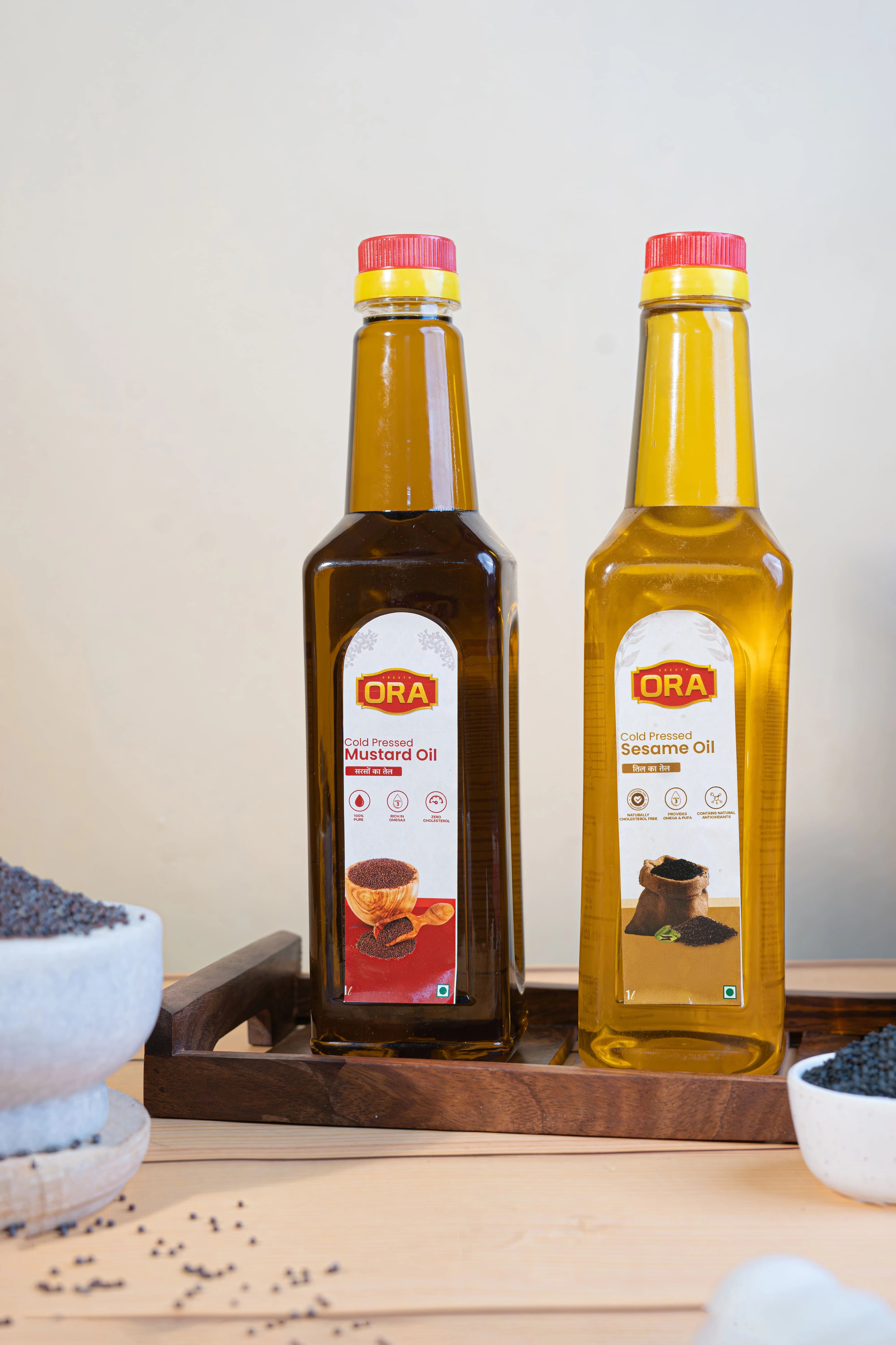Mustard Oil + Sesame Oil Combo