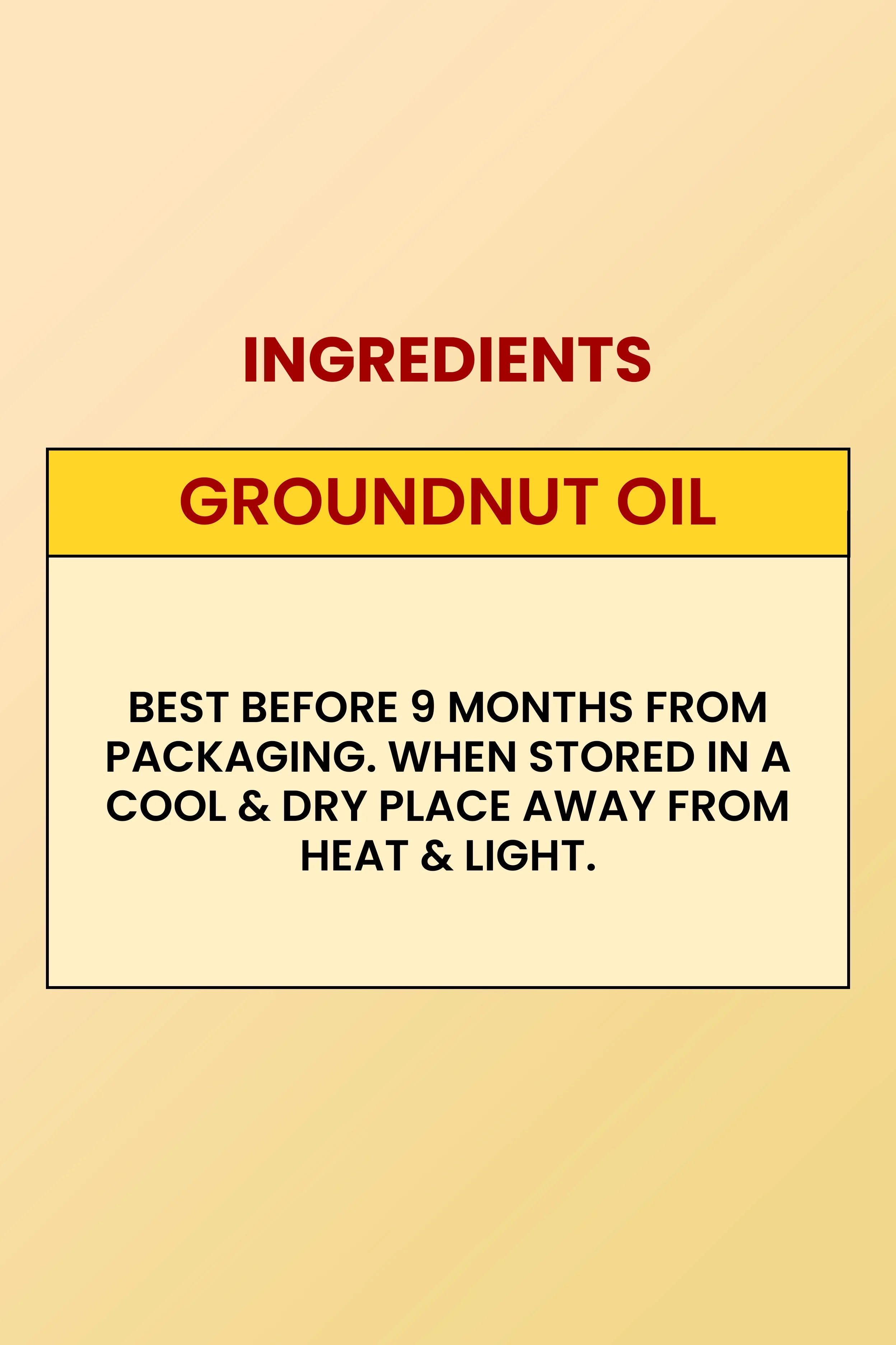 Cold-Pressed Groundnut Oil-100% Natural, Rich Flavor, Healthy Choice