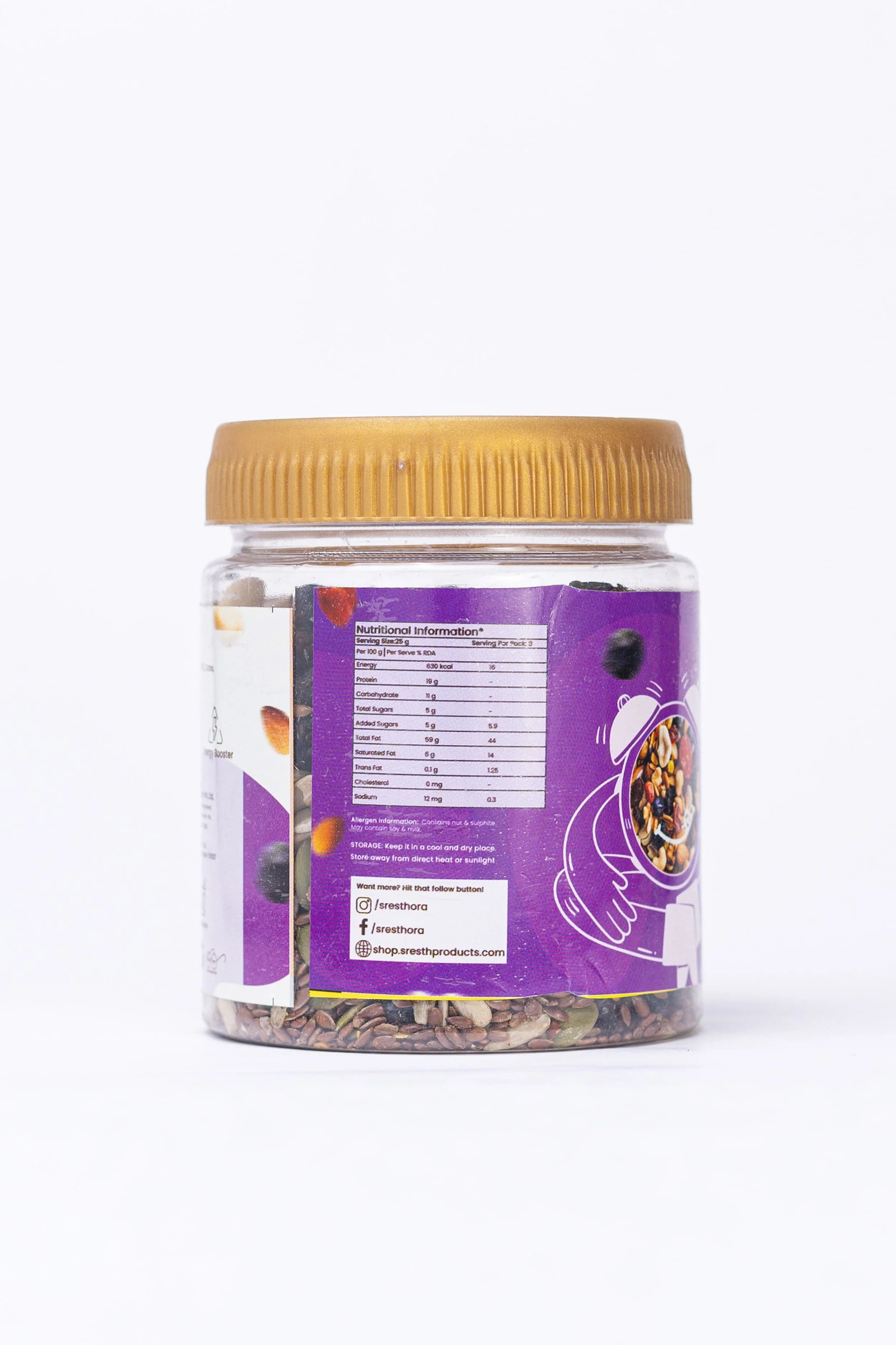 All-Day Snack Quartet – Breakfast Delight, Coconut Chips, Malamal Chat & Trail Mix