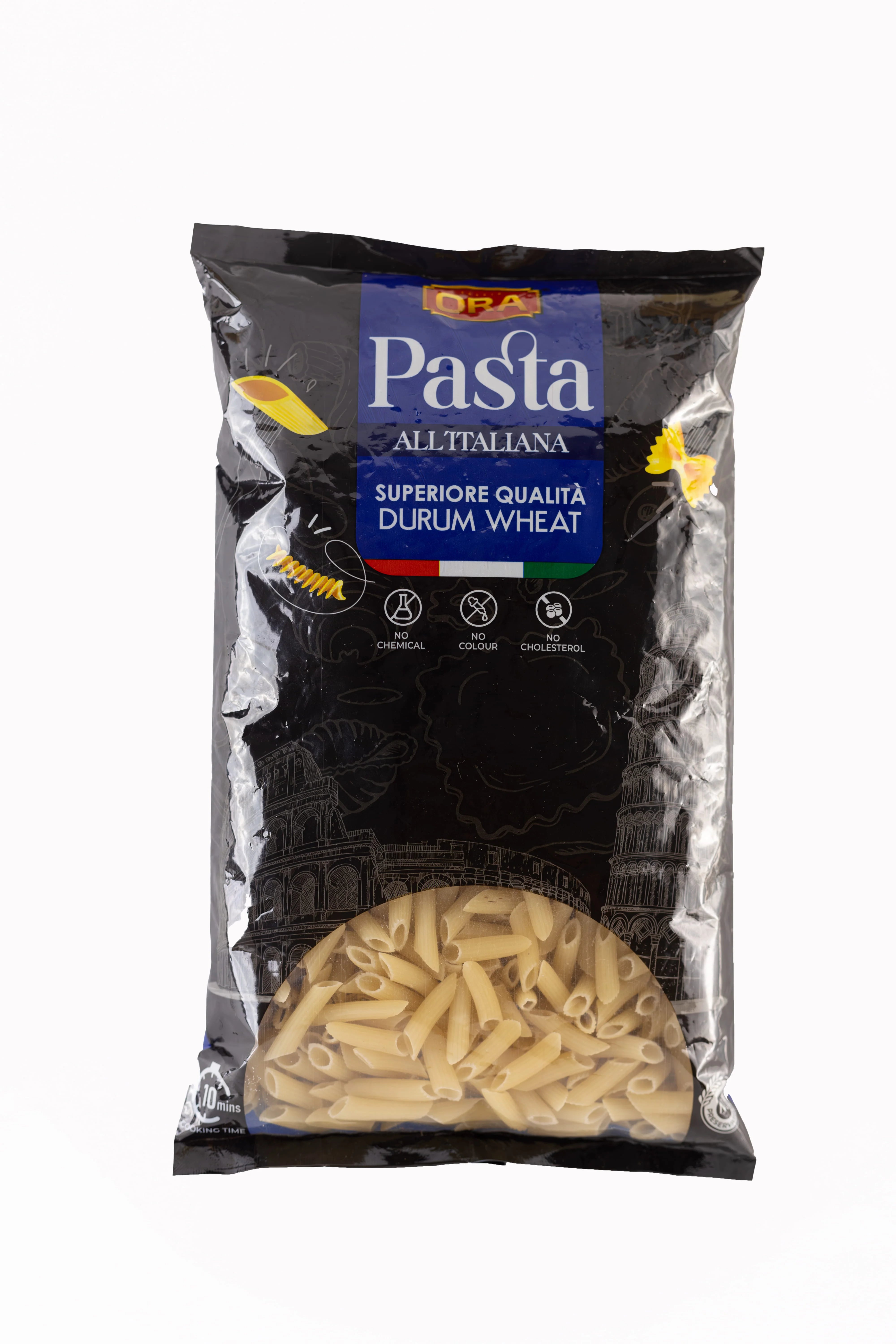 Sresth Ora Penne Pasta: Premium Durum Wheat, Easy to Cook with Superior Flavor