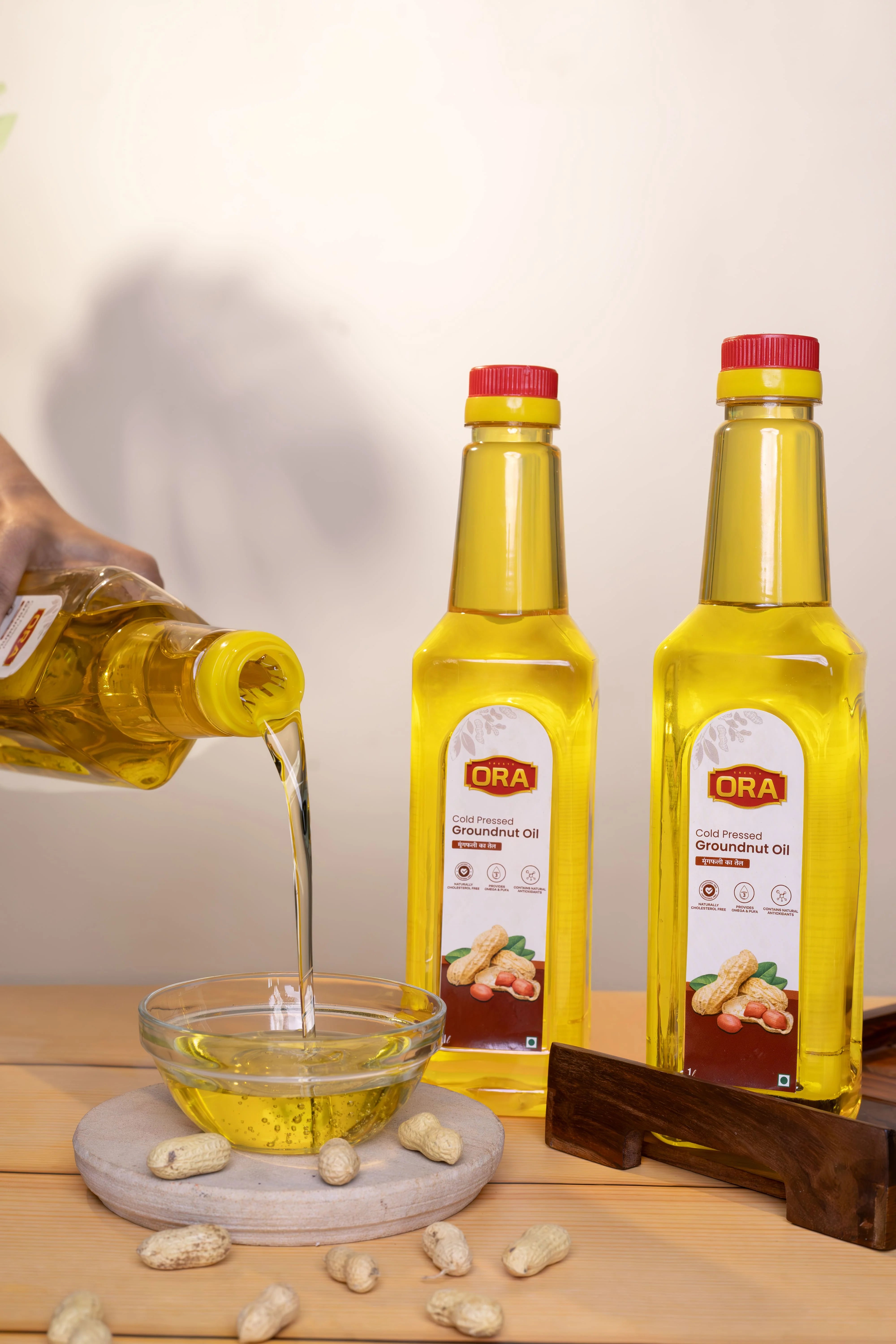 Cold-Pressed Groundnut Oil – 100% Natural, Rich Flavor, Healthy Choice Packs