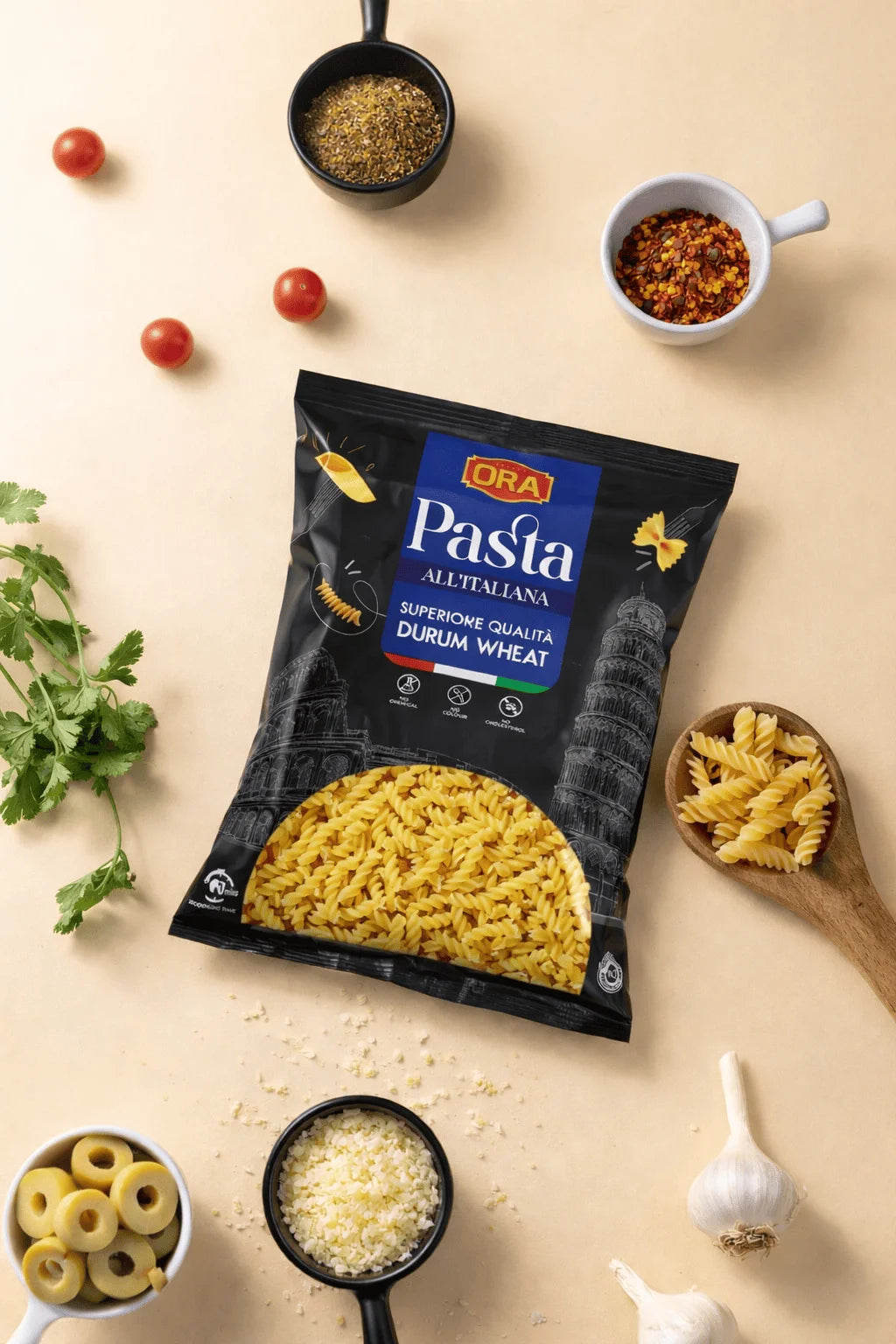 Sresth Ora Fusilli Pasta: Quality Durum Wheat for Healthy, Delicious Meals & Easy Cooking